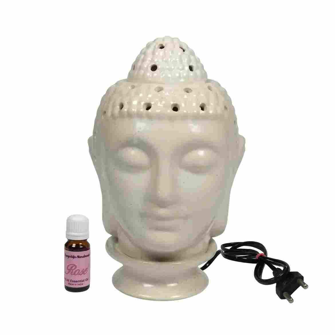 Ceramic Electric Diffuser Buddha With 10ml Aroma Oil Absolutely Free